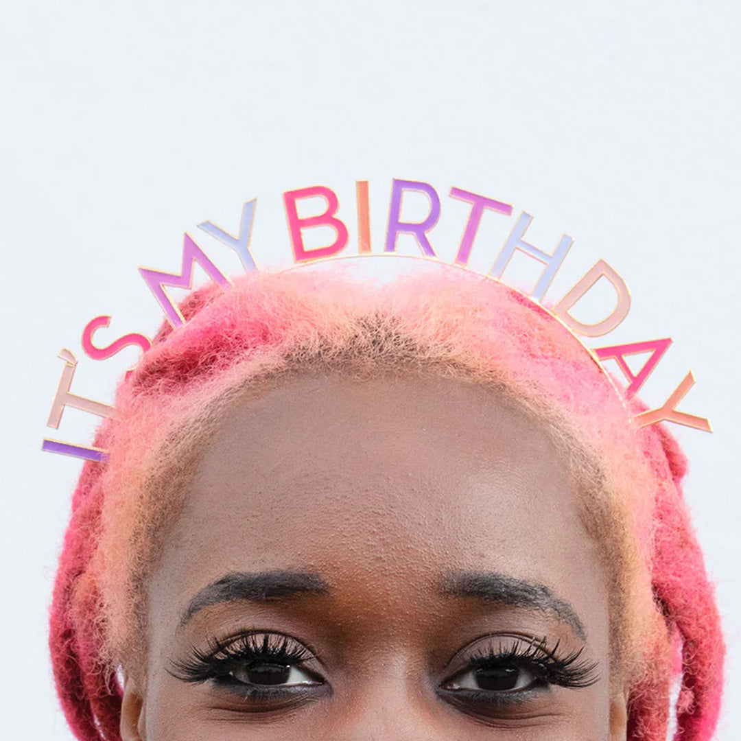 Load image into Gallery viewer, &amp;quot;It&amp;#39;s My Birthday&amp;quot; Headband
