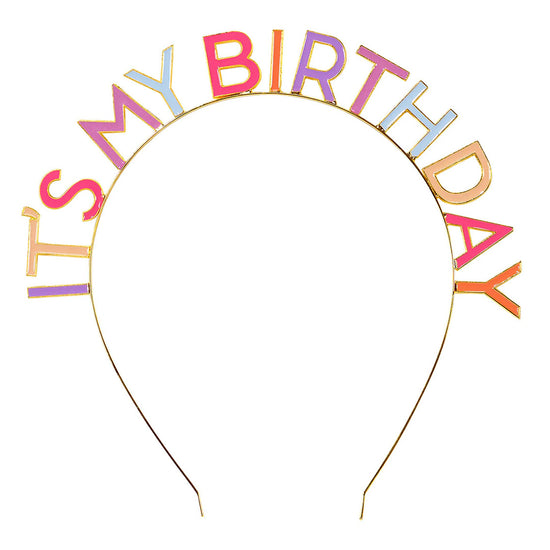 Load image into Gallery viewer, &amp;quot;It&amp;#39;s My Birthday&amp;quot; Headband
