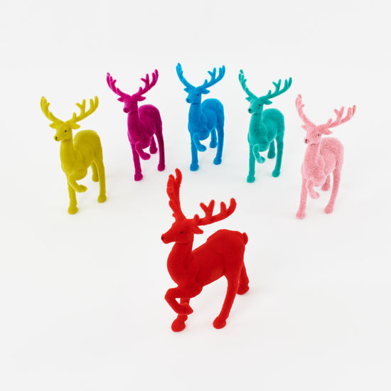 Load image into Gallery viewer, 12&amp;quot; Flocked Reindeer
