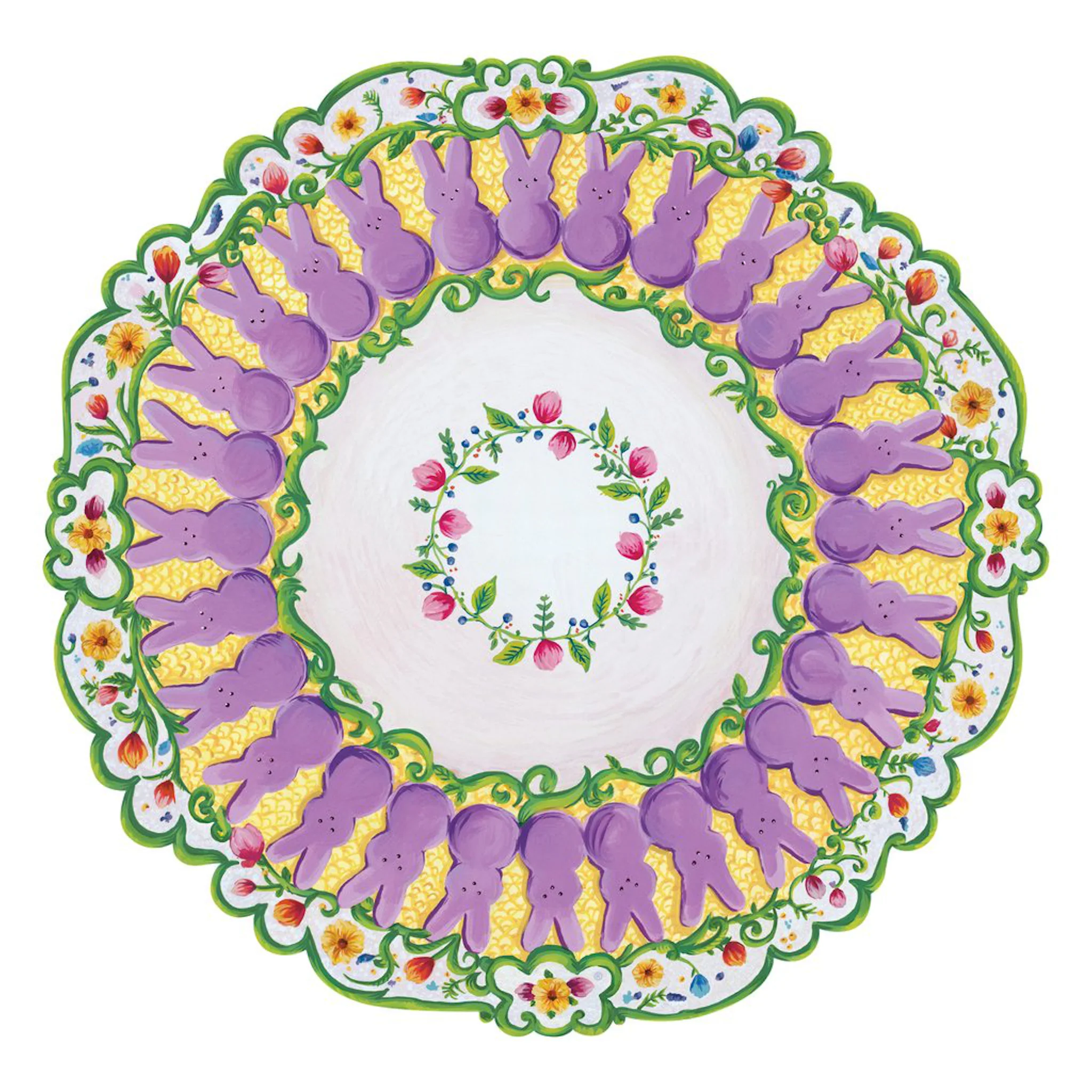 Die Cut Peeps China Placemat
