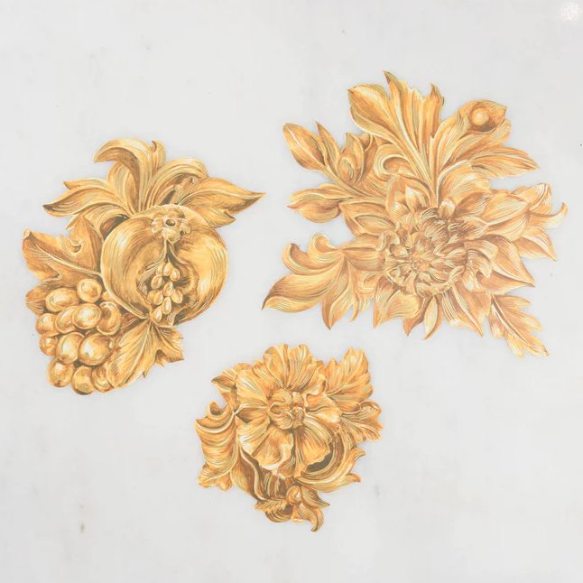 Gold Flora Serving Confetti