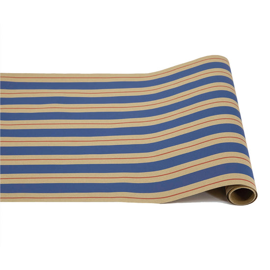 Kraft Navy & Red Awning Stripe Runner