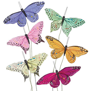 Large Butterfly Pick Colorful