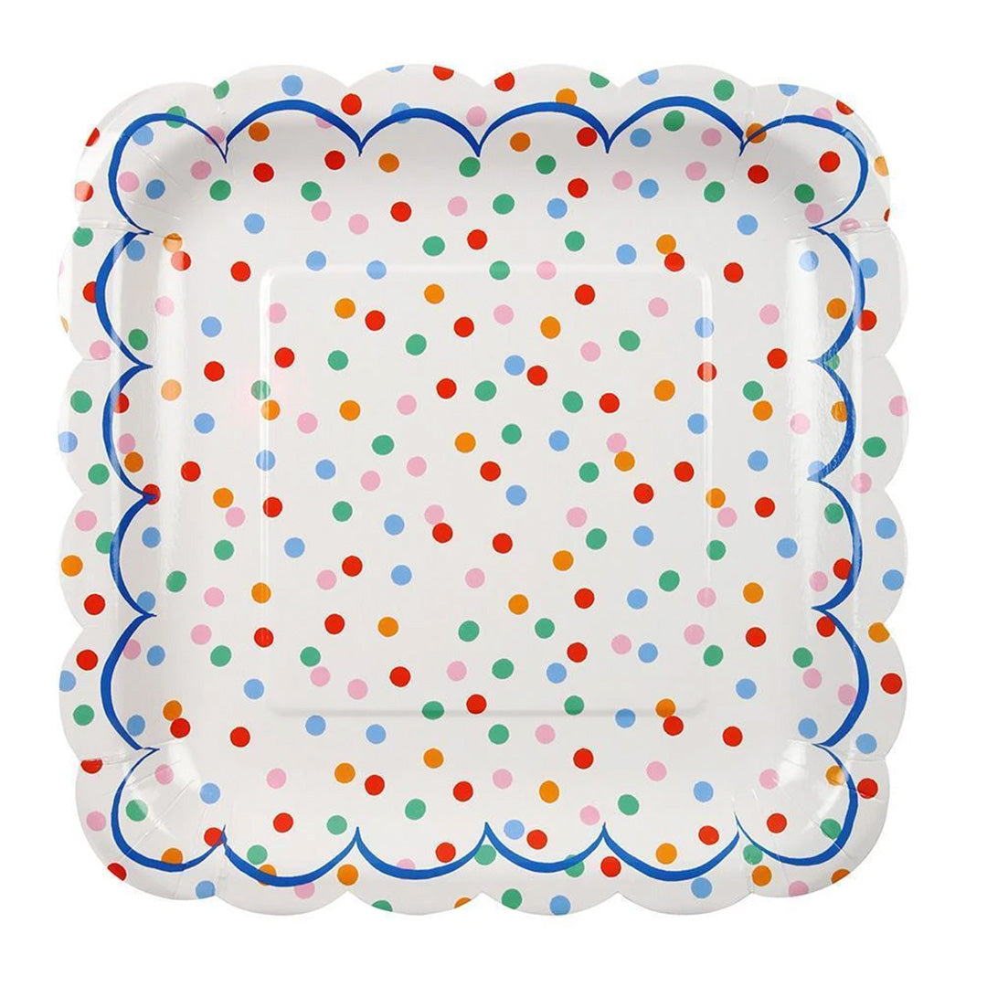 Large Spotty Plates