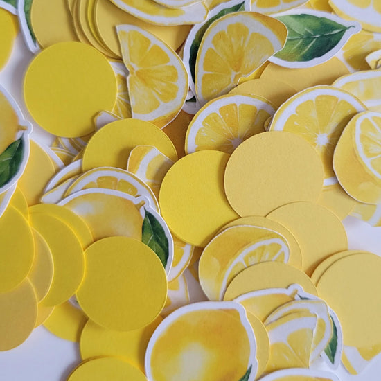 Lemon Citrus Fruit Confetti