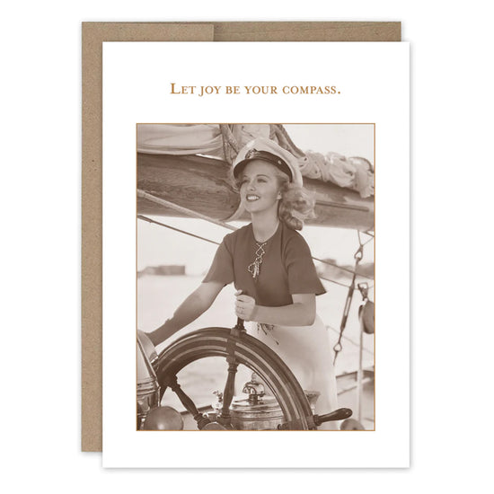Let Joy Be Your Compass Birthday Card
