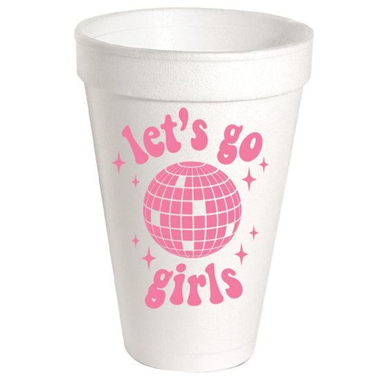 Load image into Gallery viewer, Let&amp;#39;s Go Girls Foam Cup Sleeve
