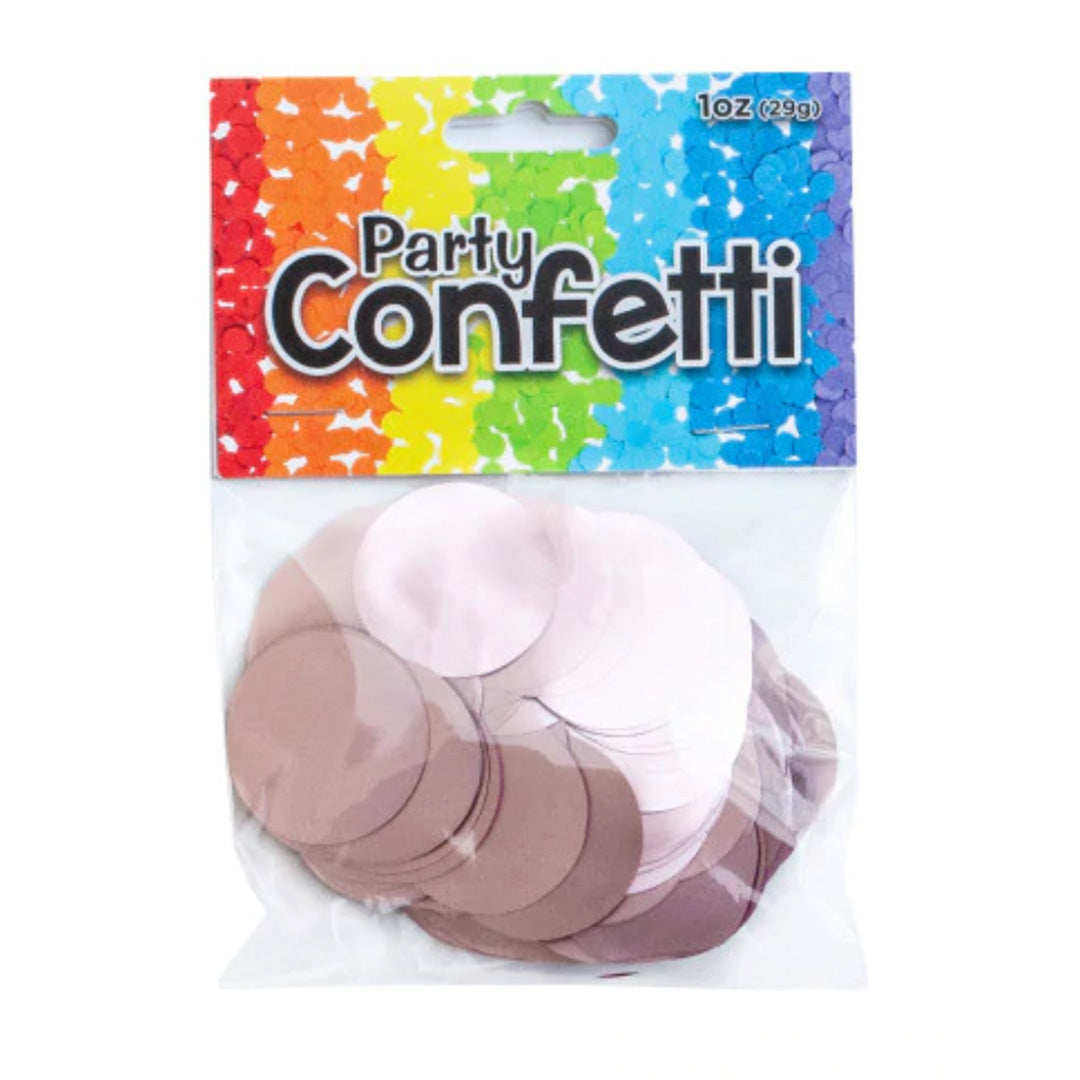 Light Pink Chrome Confetti
