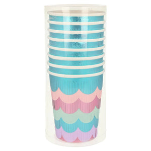 Mermaid Scalloped Fringe Cup