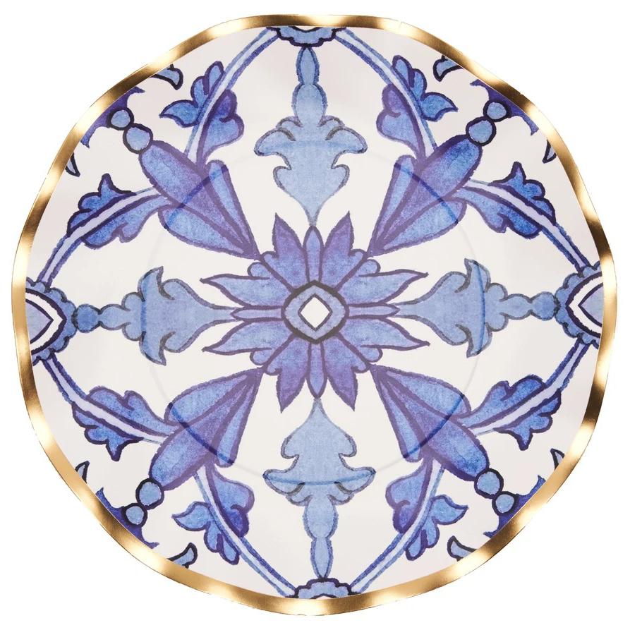 Load image into Gallery viewer, Moroccan Nights Paper Salad Plate
