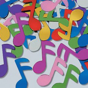 Music Note Confetti