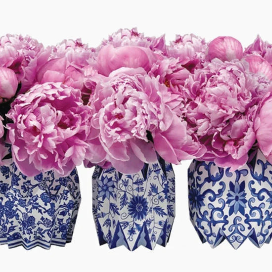 Load image into Gallery viewer, Chinoiserie Paper Wrap Vase

