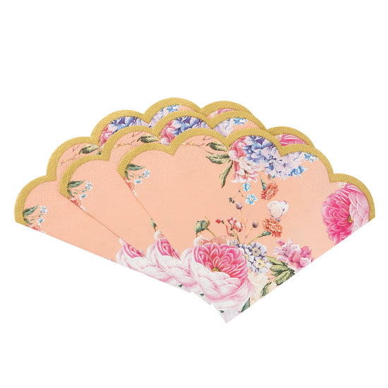 Scalloped Floral Napkin