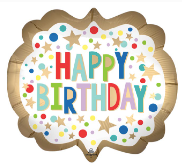 Happy Birthday Mylar Balloon