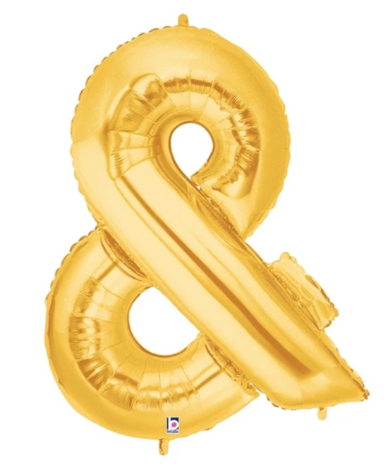 Gold Symbol Balloons - 40"