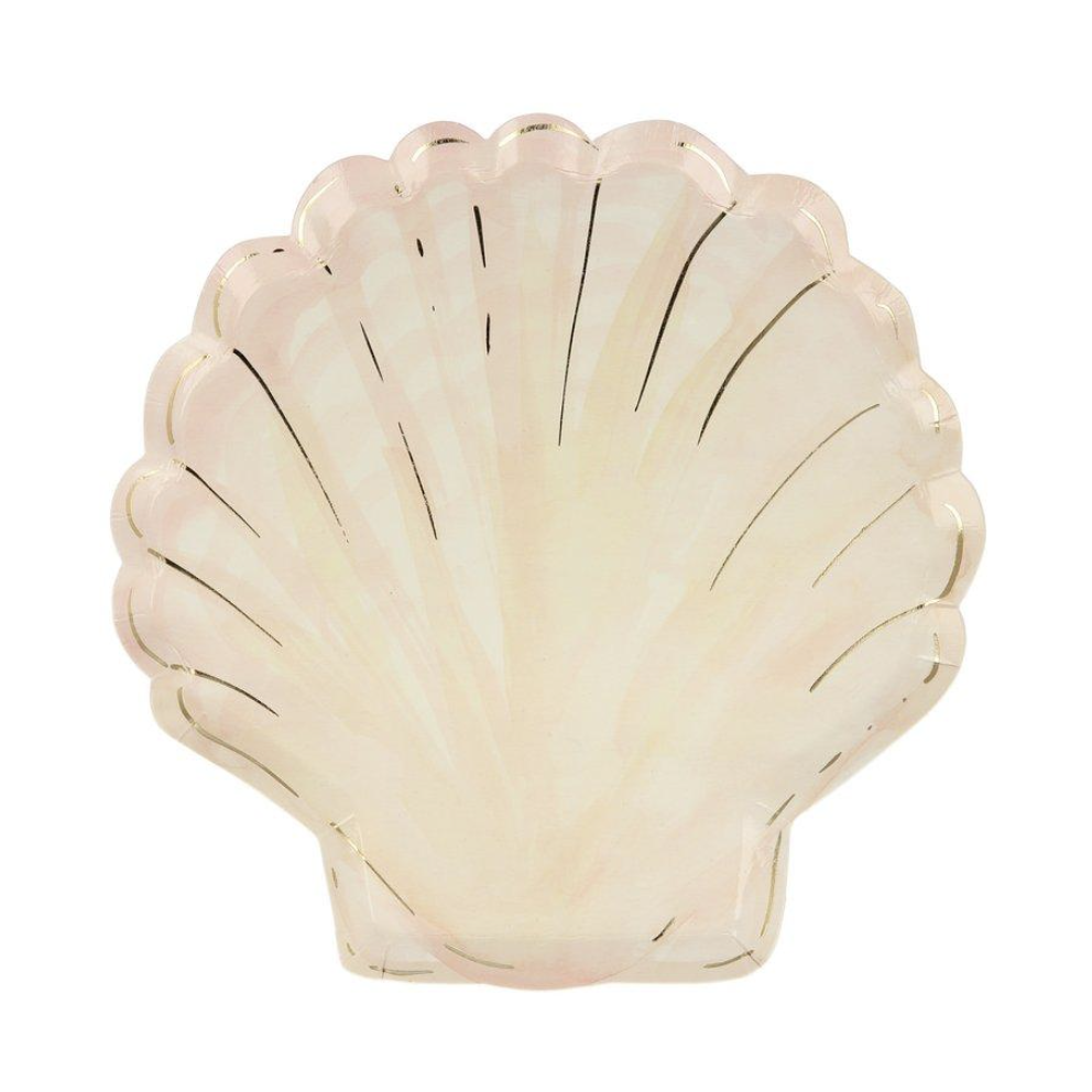 Load image into Gallery viewer, Watercolor Clam Shell Plates
