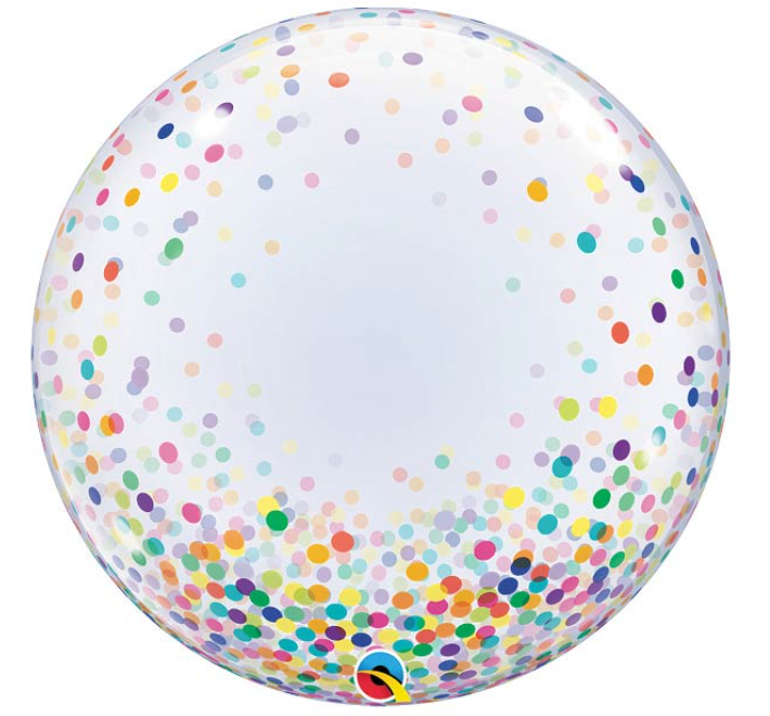 Load image into Gallery viewer, Confetti Bubble Balloon
