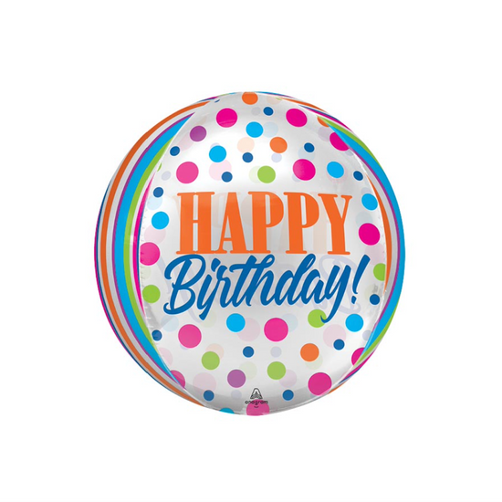 Load image into Gallery viewer, 16&amp;quot; Birthday Bright Dots Orbz
