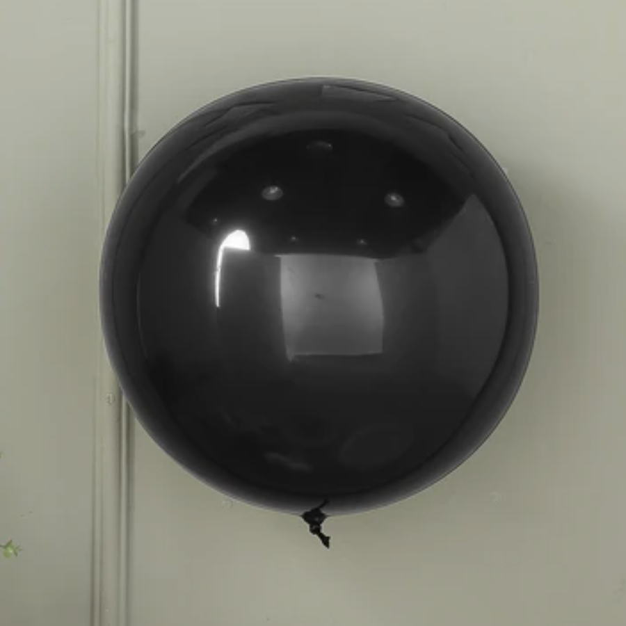 30" Black Sphere Balloon