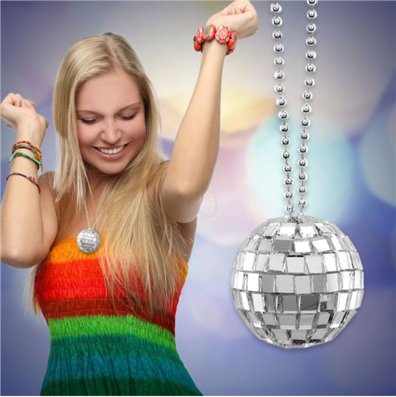 Disco Ball Necklace