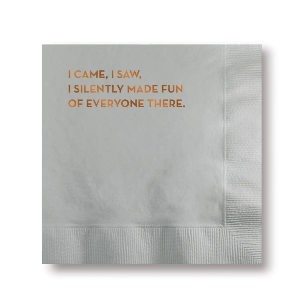 I Came, I Saw Napkins