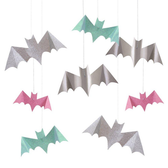Pastel Hanging Bats