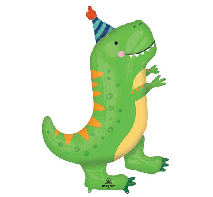 Dinosaur Party Hat Balloon