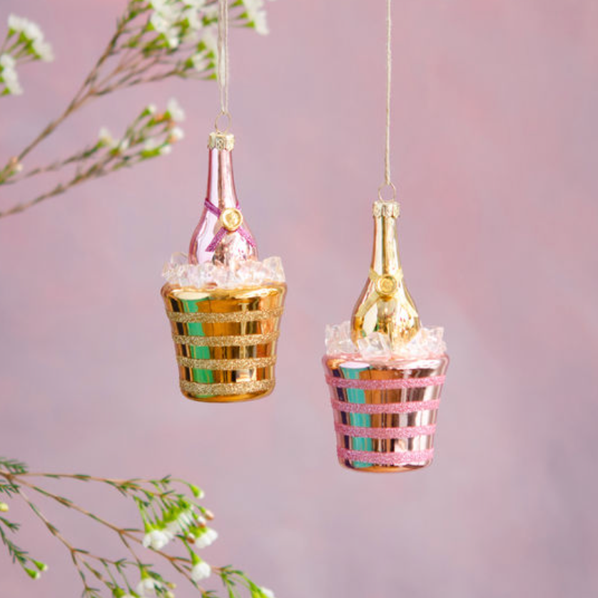 Load image into Gallery viewer, Champagne Bucket Ornament
