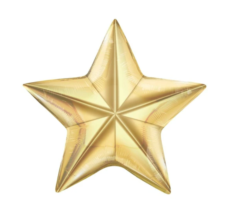 24k Star Foil Balloon