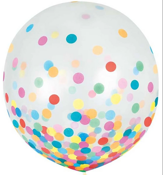 Load image into Gallery viewer, Multicolor Confetti Latex Balloon
