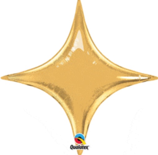 Load image into Gallery viewer, 20&amp;quot; Gold Starpoint Balloon
