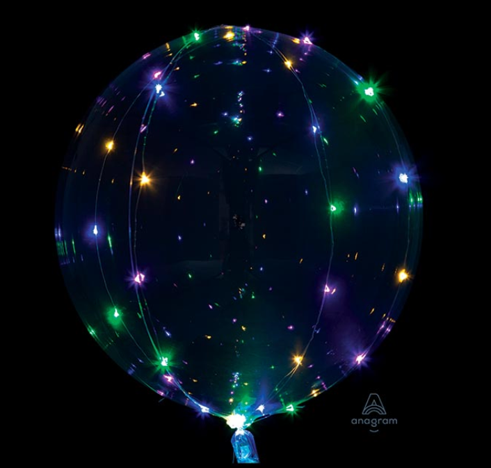 18" Multi-Colored Light Balloon