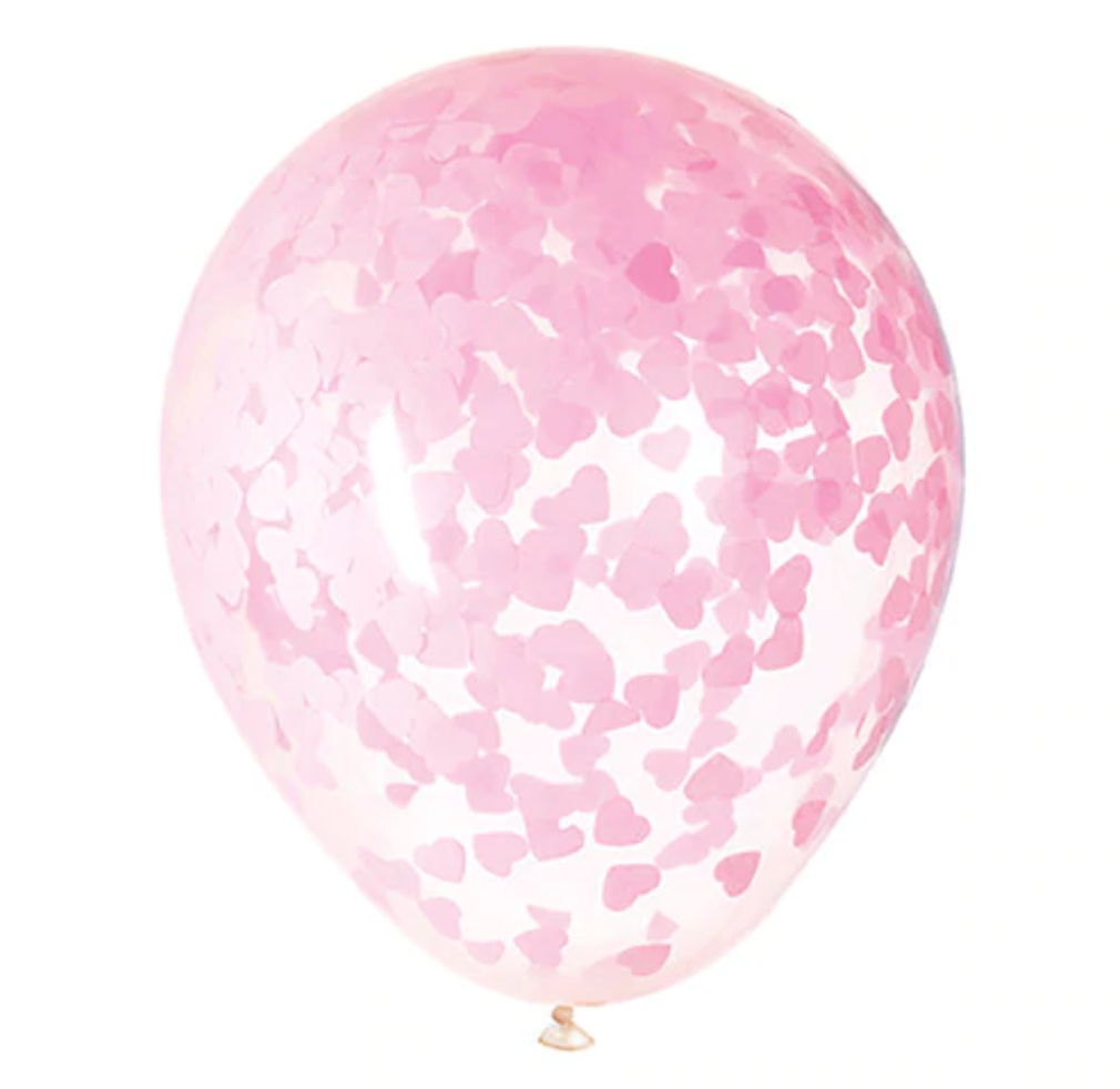 Load image into Gallery viewer, Pink Hearts Confetti Balloon Pack
