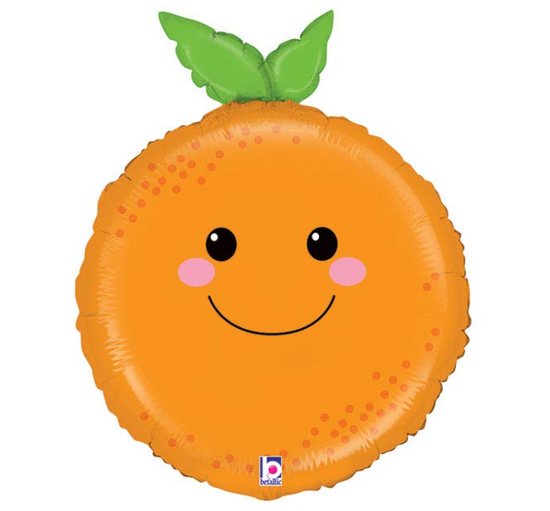 26" Produce Pal Orange Mylar Balloon