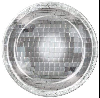 Disco Ball Dinner Plate
