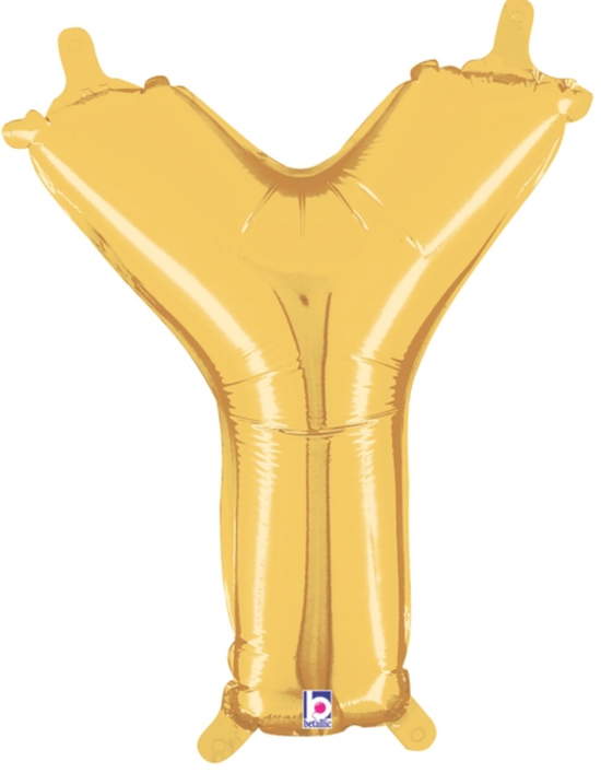 14 Inch Air-Filled Gold Letters