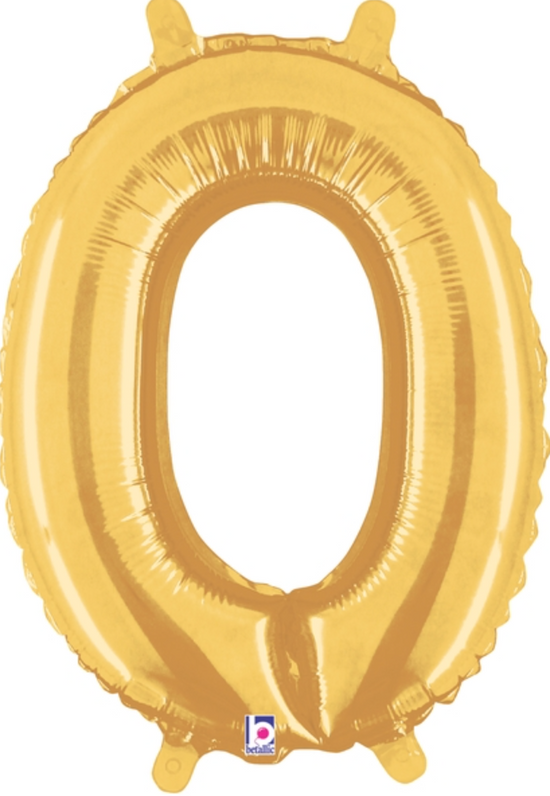 14 Inch Air-Filled Gold Letters