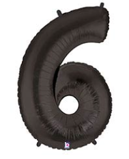 40" Black Mylar Numbers