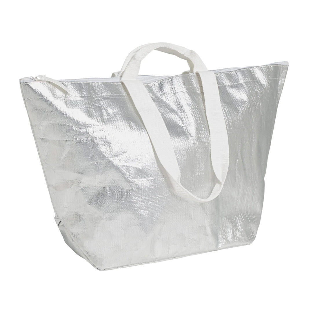 Silver Carry Me Tote