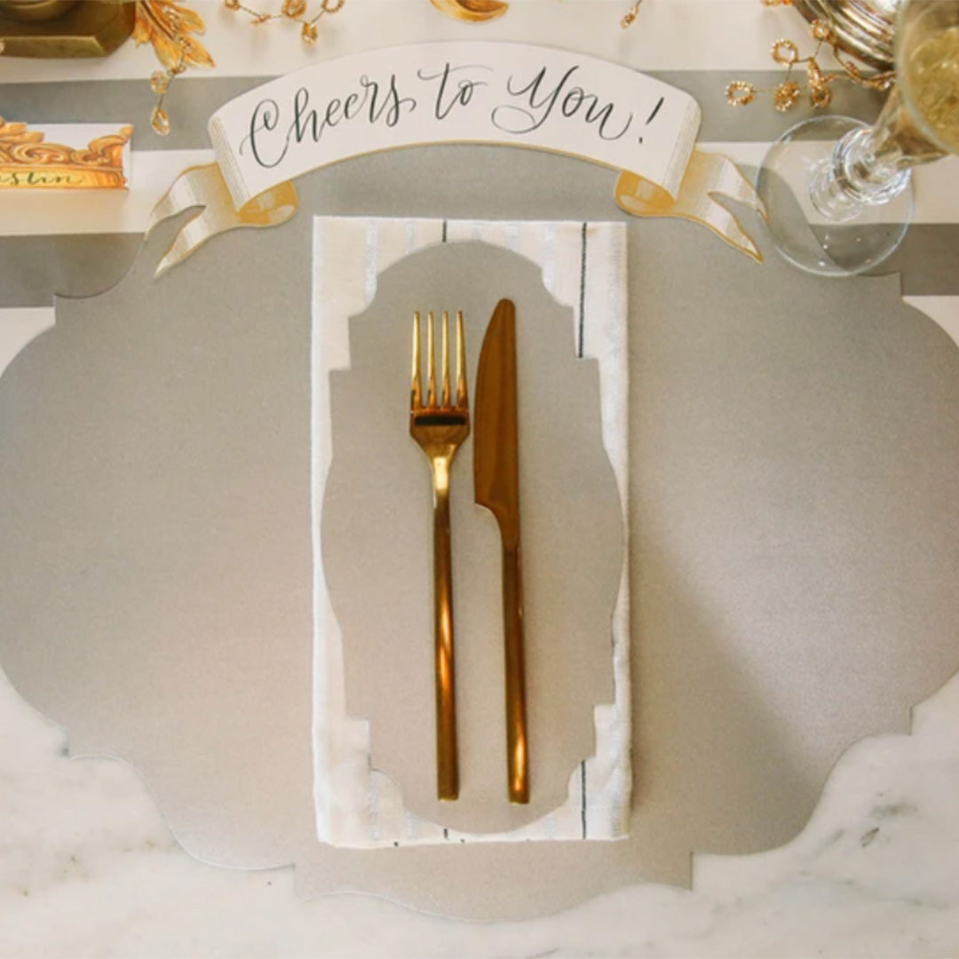 Silver French Frame Placemat