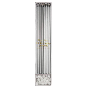 Silver Long Candles