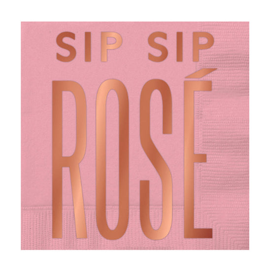 Sip Sip Rosé Napkin