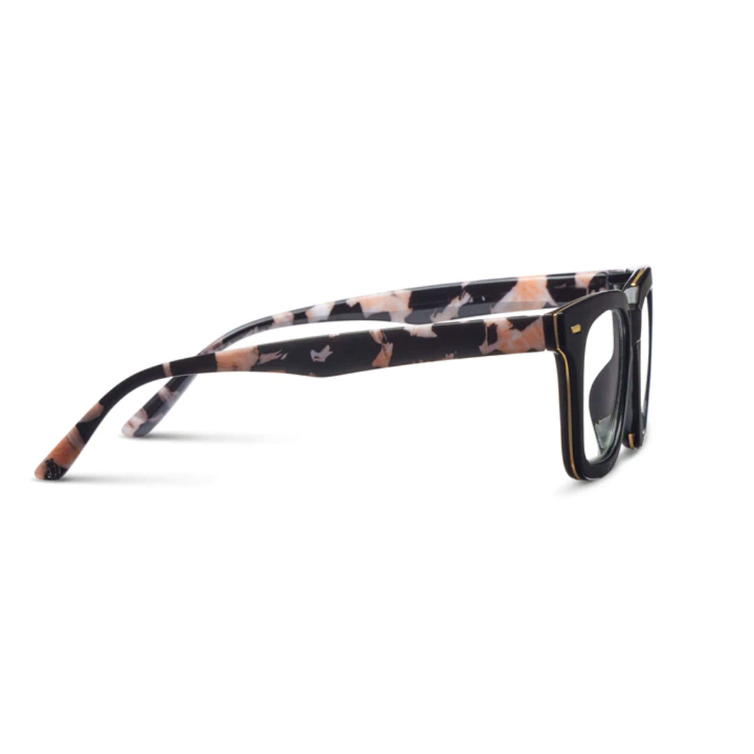 Load image into Gallery viewer, Starlet Black/Black Marble Peepers Glasses
