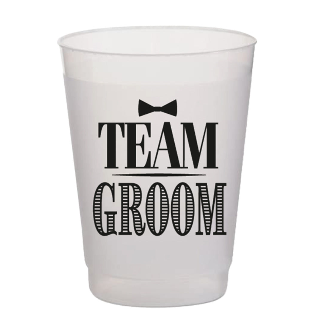 Team Groom Frosted Cup Sleeve