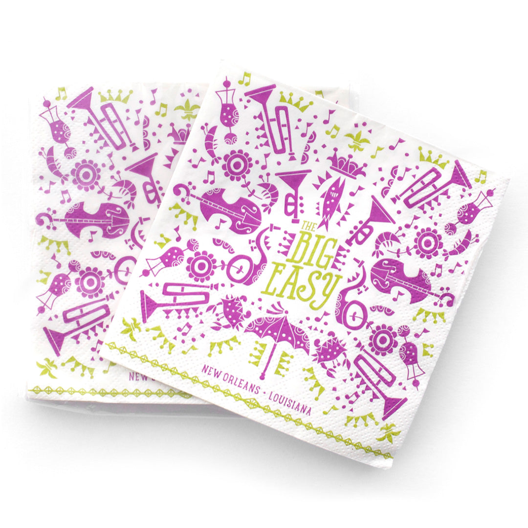 The Big Easy Cocktail Napkins