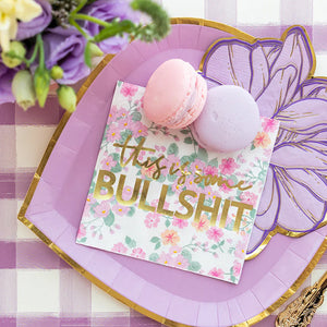 "This is Some Bullshit" Witty Cocktail Napkins