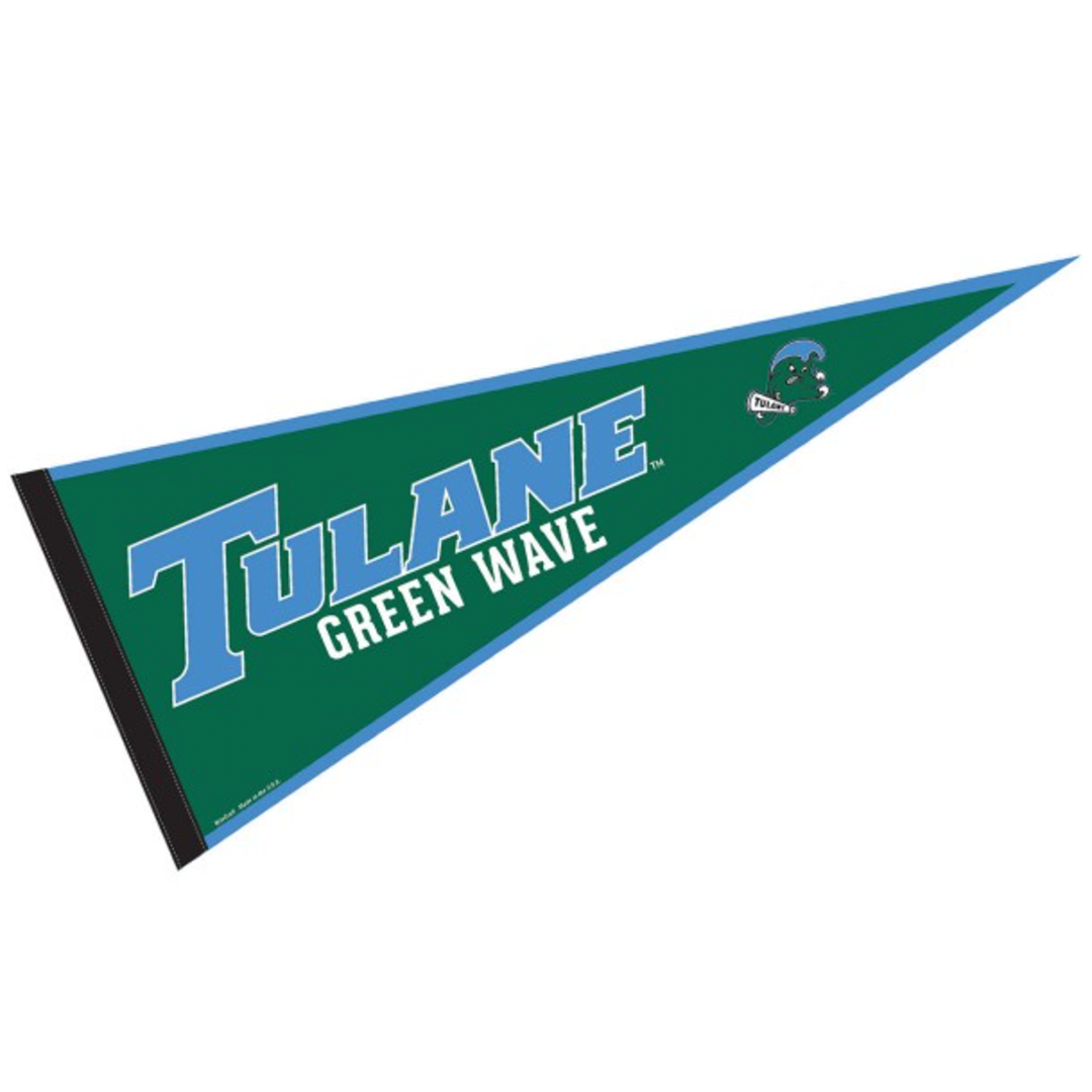 Load image into Gallery viewer, Tulane Pennant Flag
