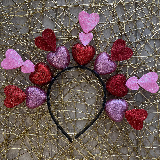 Load image into Gallery viewer, Valentine&amp;#39;s Day Heart Headband
