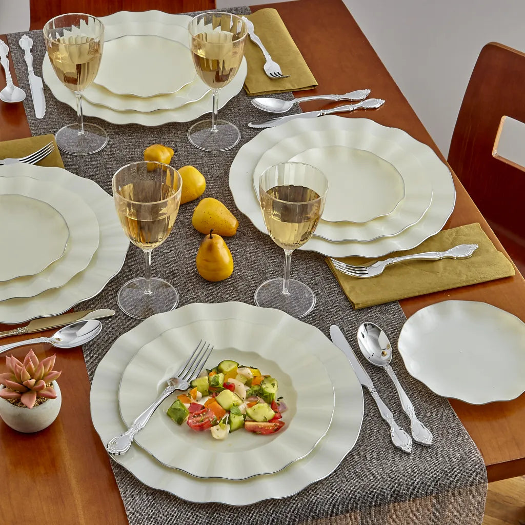 Veil Ivory Salad Plates
