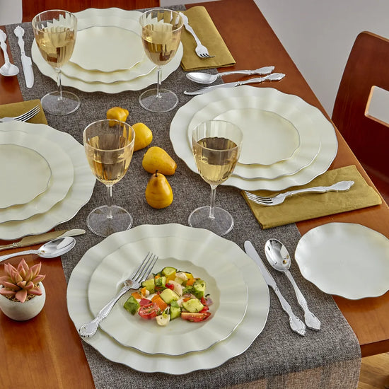 Veil Ivory Salad Plates